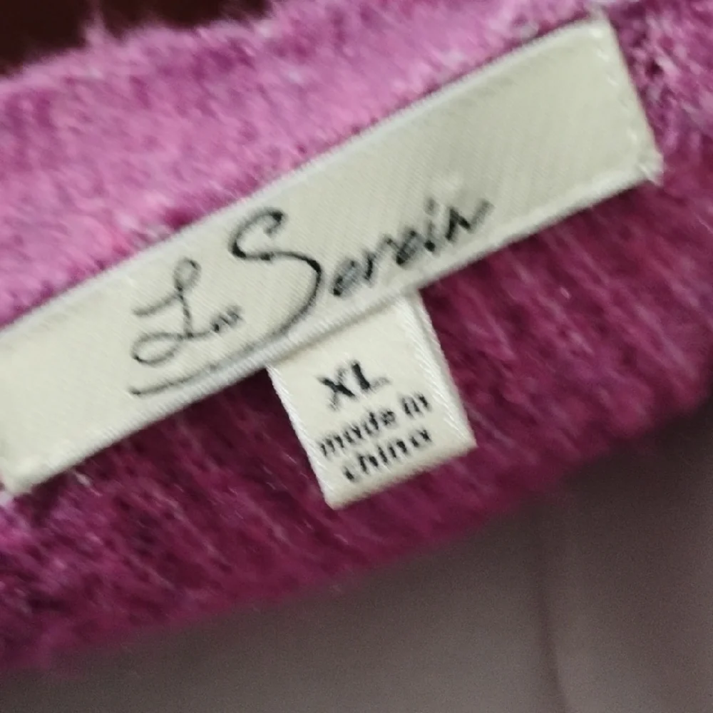 Les Serein Fuchsia Cardigan Sweater - Picture 2 of 10
